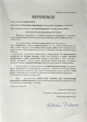 nauka węgierskiego Warszawa